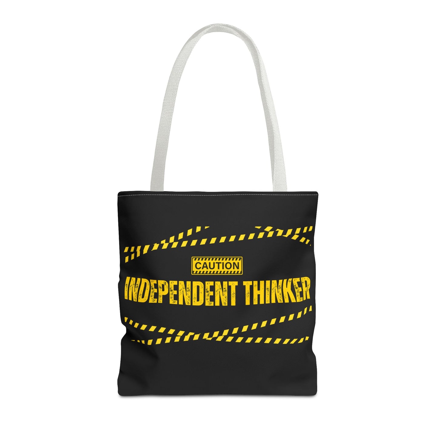 Tote Bag (Black) | Independent Thinker | Design for Book Lovers, Students, Teachers, Gifts, Everyday Use