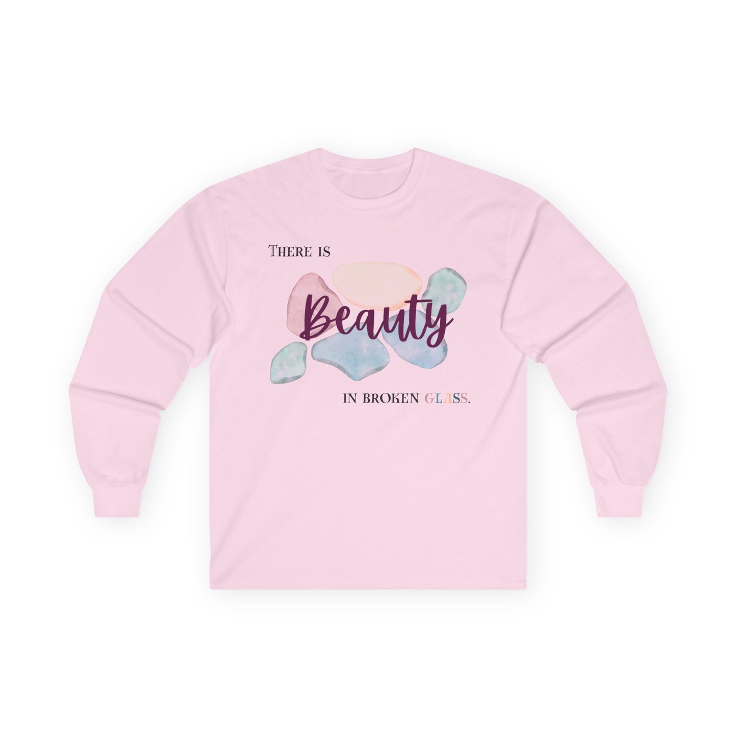 Unisex Ultra Cotton Long Sleeve Tee | Beauty in Broken Glass