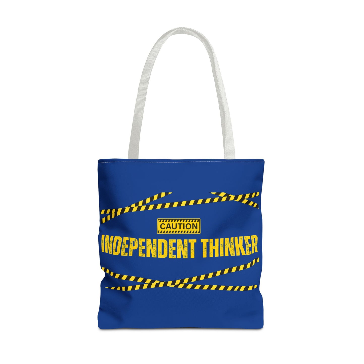Tote Bag (Blue) | Independent Thinker | Design for Book Lovers, Students, Teachers, Gifts, Everyday Use