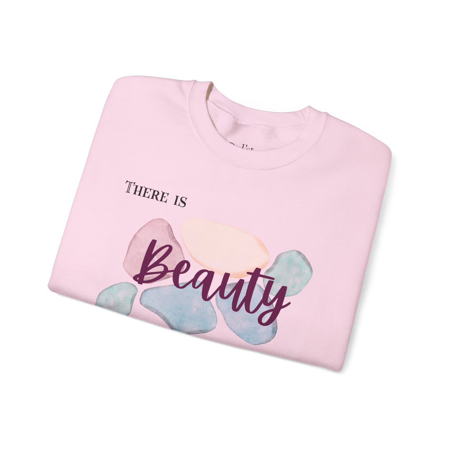 Unisex Heavy Blend™ Crewneck Sweatshirt | Beauty in Broken Glass
