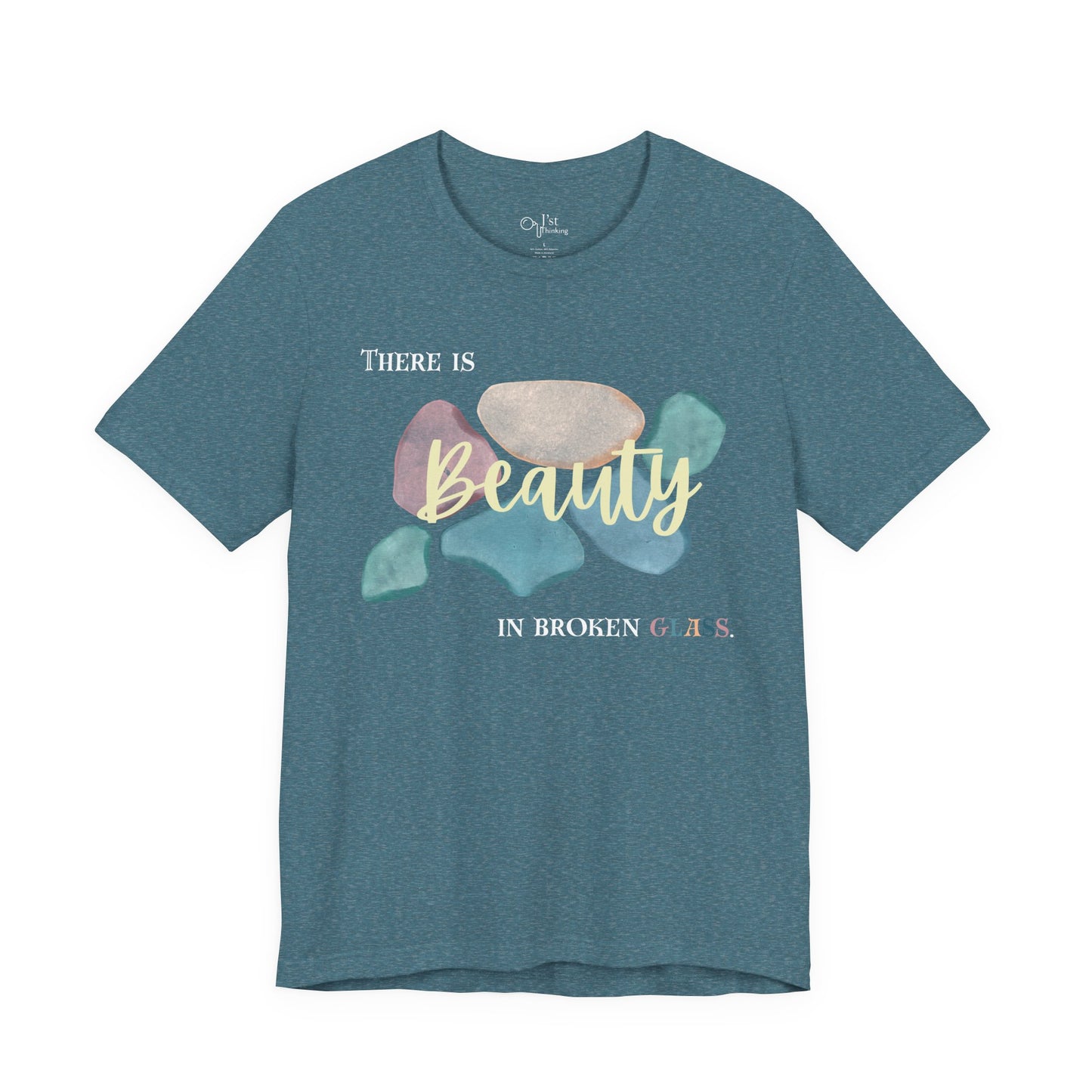 Unisex Jersey Short Sleeve Tee | Beauty in Broken Glass