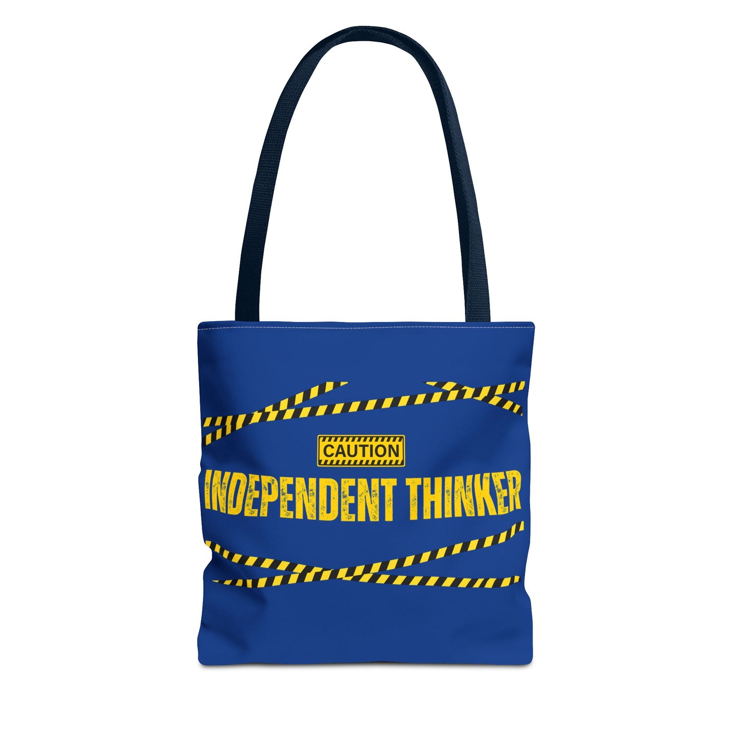 Tote Bag (Blue) | Independent Thinker | Design for Book Lovers, Students, Teachers, Gifts, Everyday Use