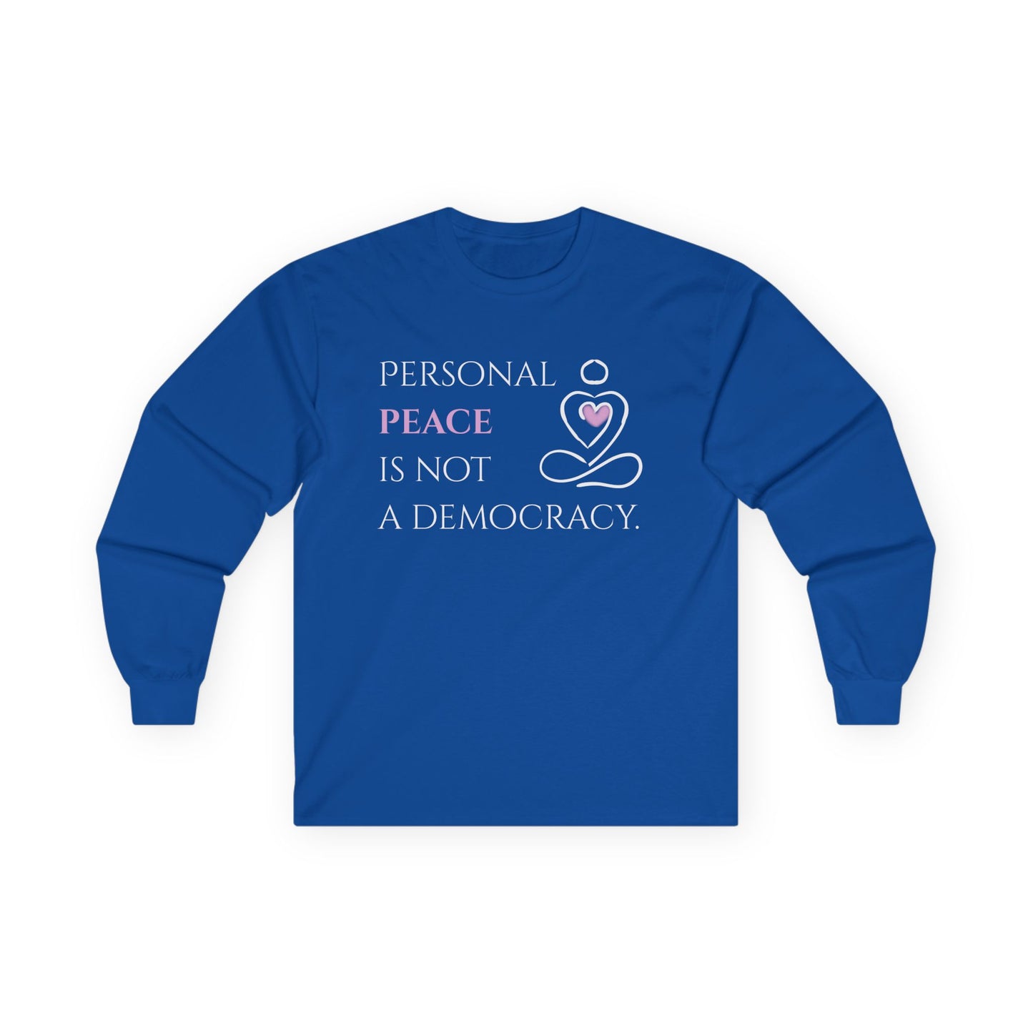 Unisex Ultra Cotton Long Sleeve Tee | Peace