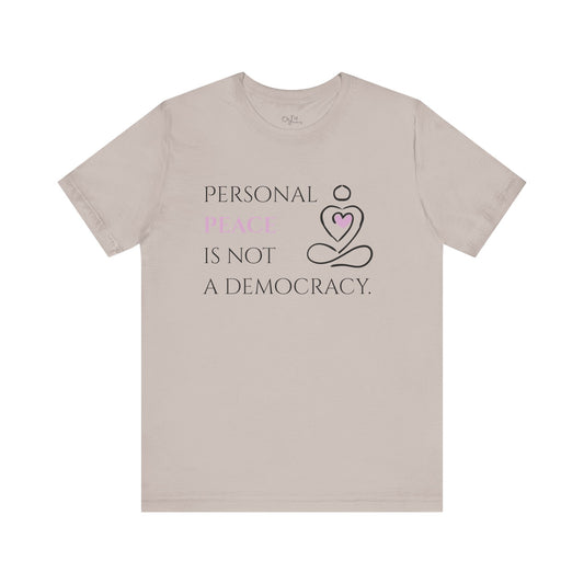 Unisex Jersey Short Sleeve Tee | Personal Peace