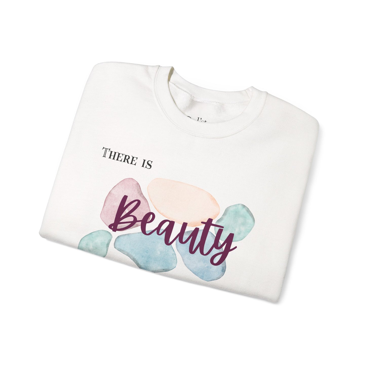Unisex Heavy Blend™ Crewneck Sweatshirt | Beauty in Broken Glass