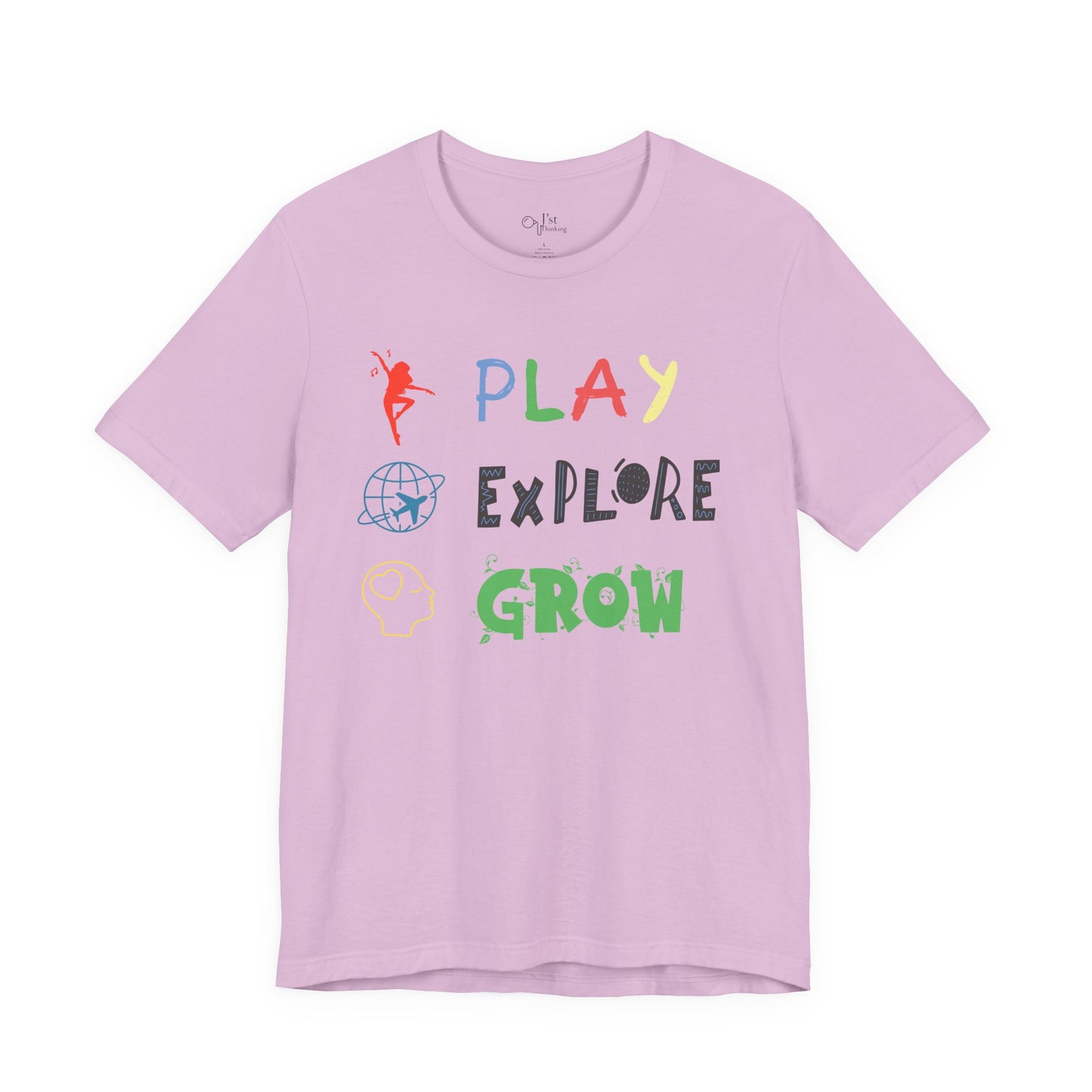 Unisex Jersey Short Sleeve Tee | Play Explore Grow