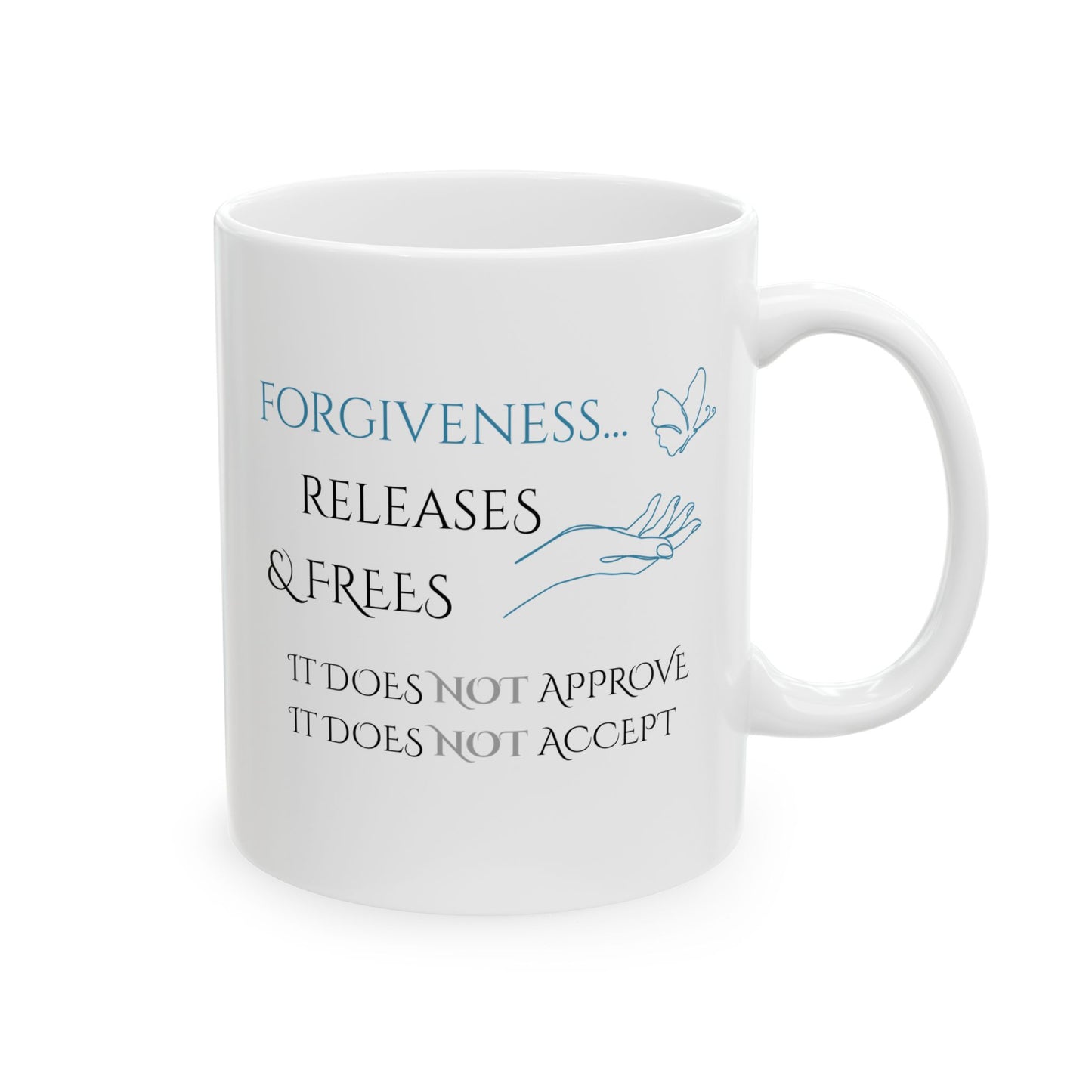 Ceramic Mug, 11oz, both sides | Forgiveness