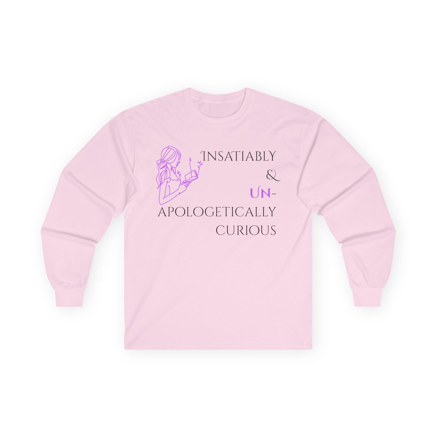 Unisex Ultra Cotton Long Sleeve Tee | Insatiably Curious