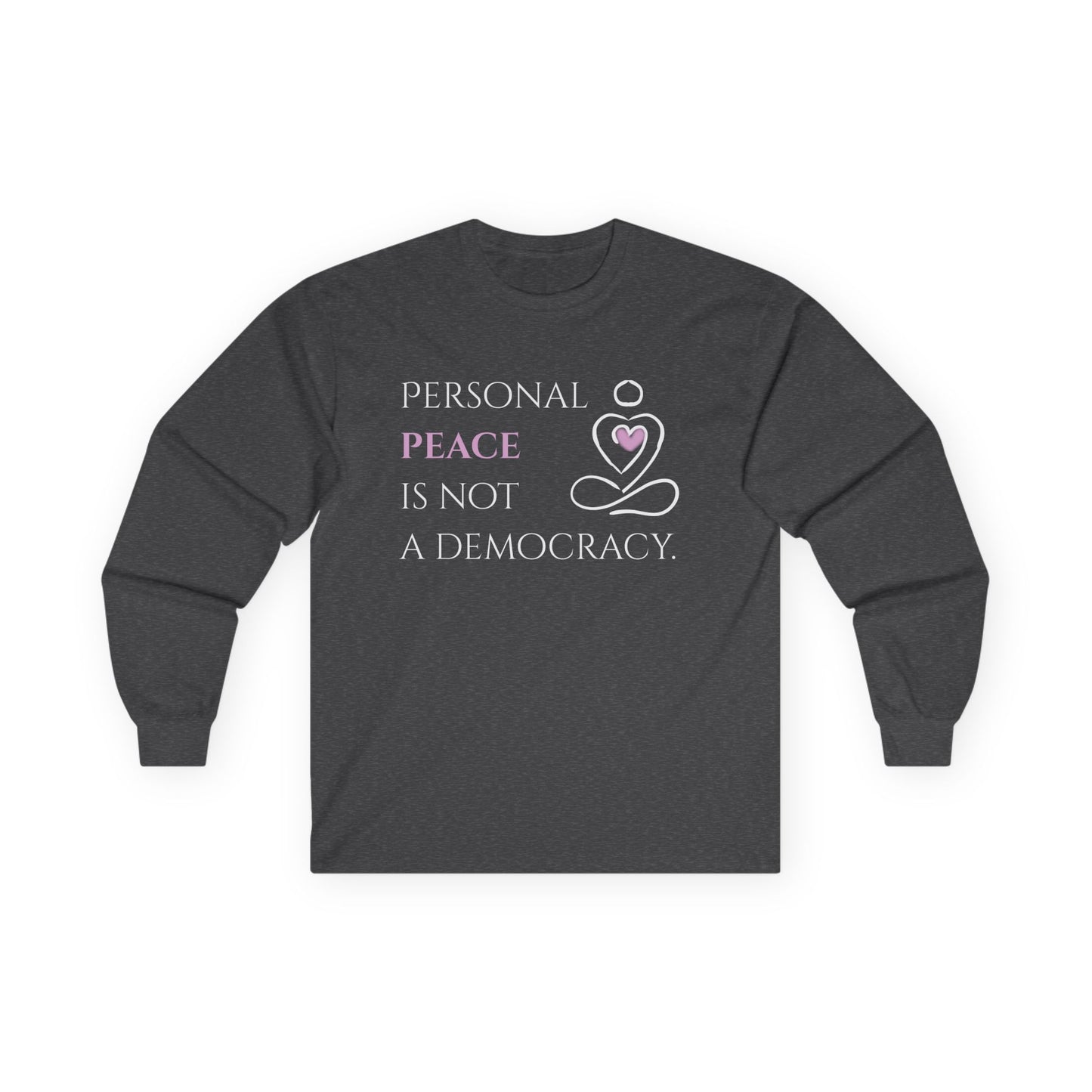 Unisex Ultra Cotton Long Sleeve Tee | Peace