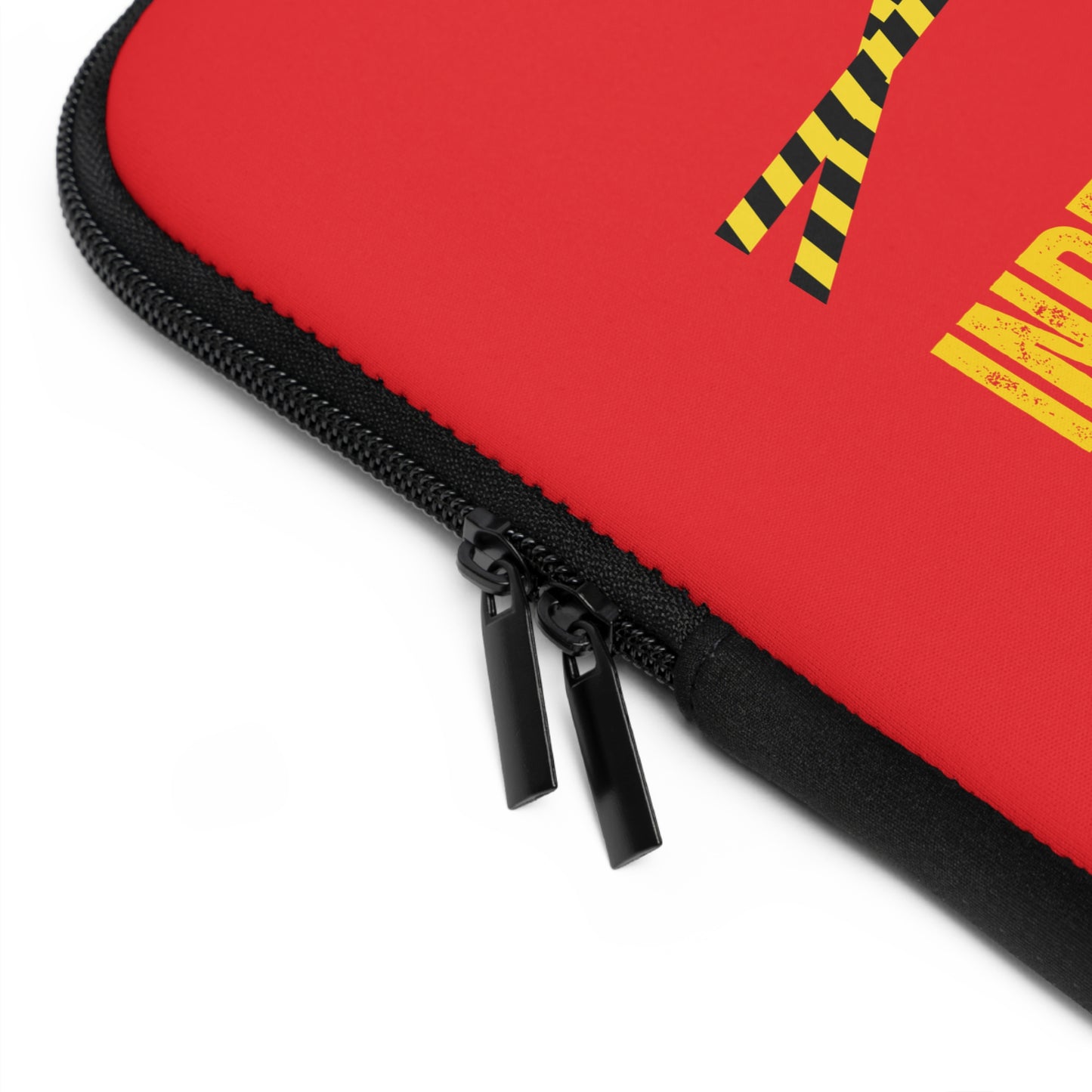 Laptop Sleeve (Red) | Independent Thinker | Stylish Tech Case, Gift for Students, Writers, Creatives, Gender-Neutral Design, Unique Laptop Pouch
