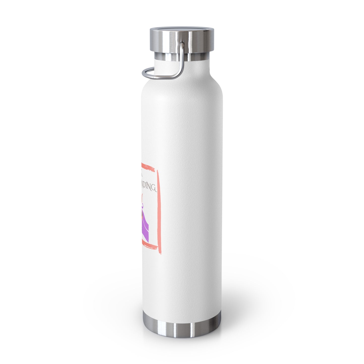 Water Bottle (white, black), Insulated Drink Container | Understanding