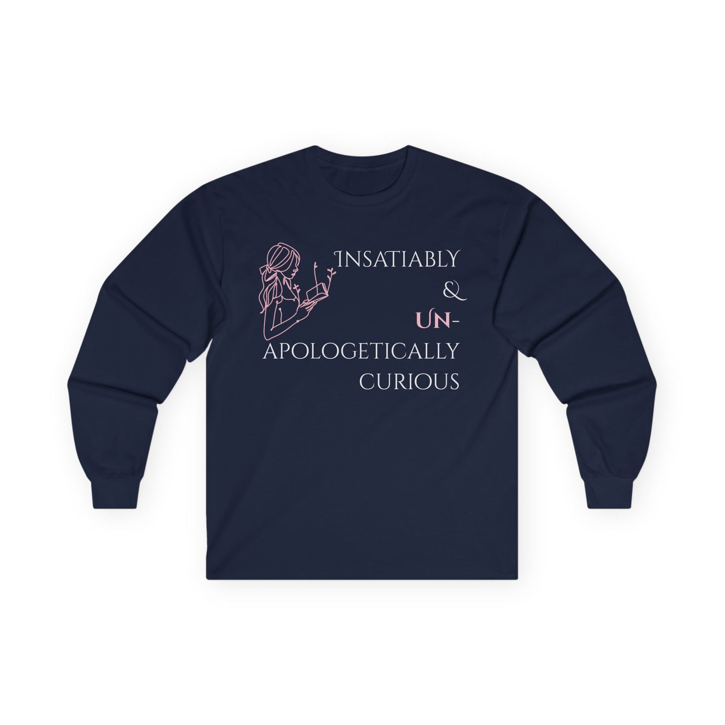 Unisex Ultra Cotton Long Sleeve Tee | Insatiably Curious