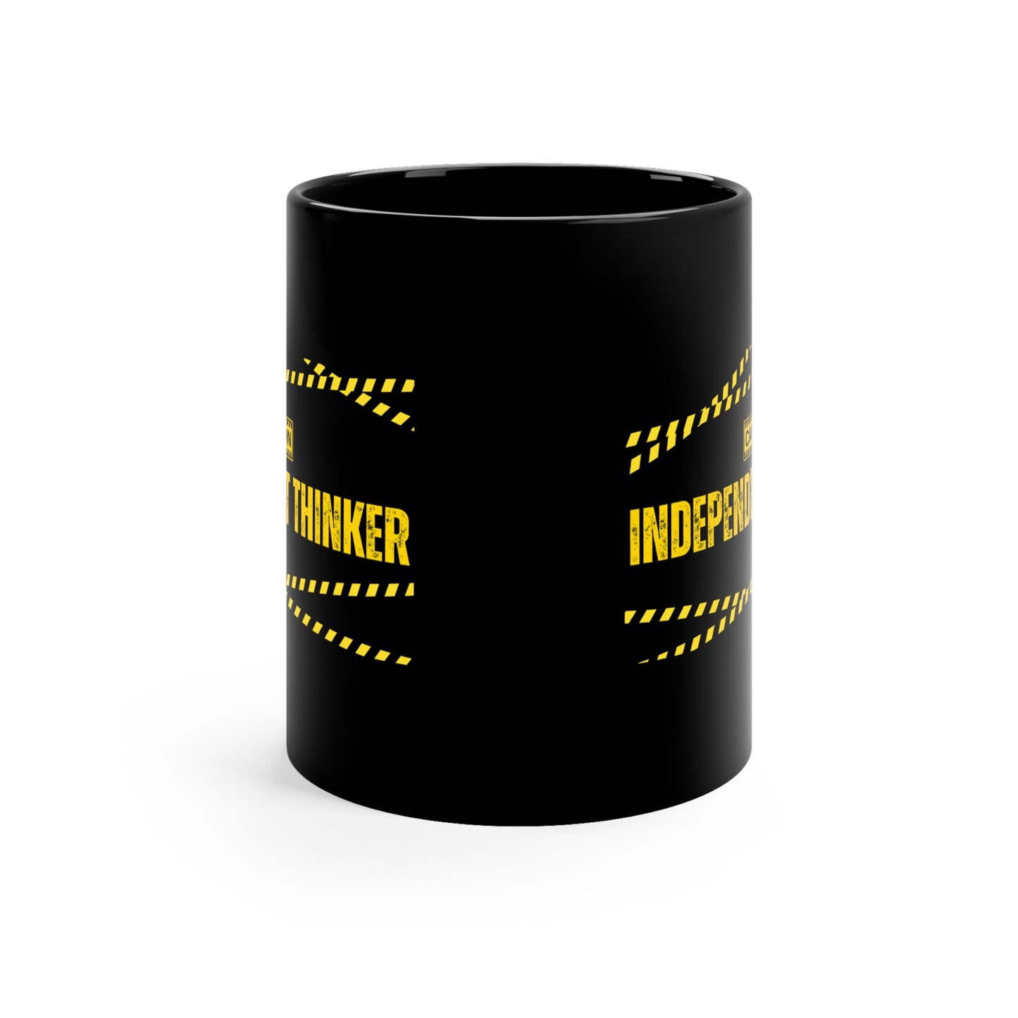 Black Coffee Mug, 11oz, both sides | Independent Thinker