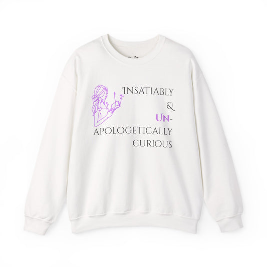 Unisex Heavy Blend™ Crewneck Sweatshirt | Insatiably Curious