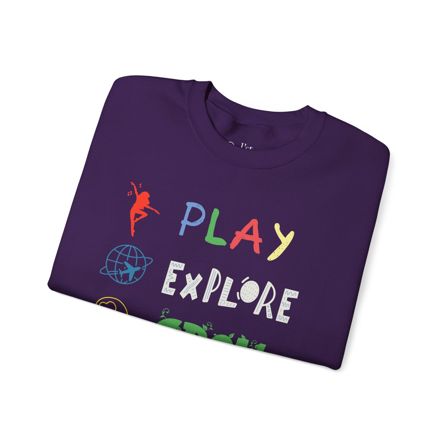 Unisex Heavy Blend™ Crewneck Sweatshirt | Play Explore Grow