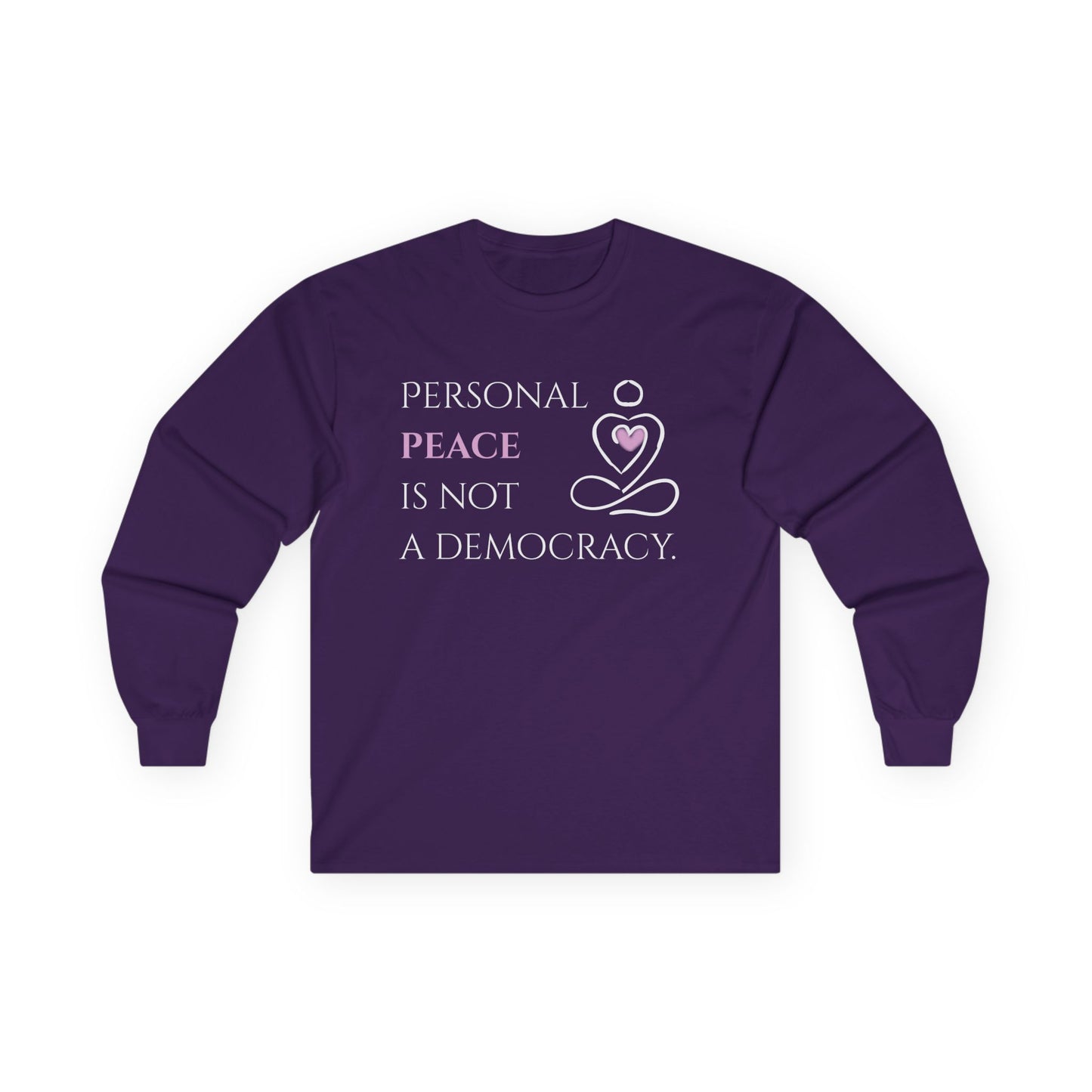 Unisex Ultra Cotton Long Sleeve Tee | Peace