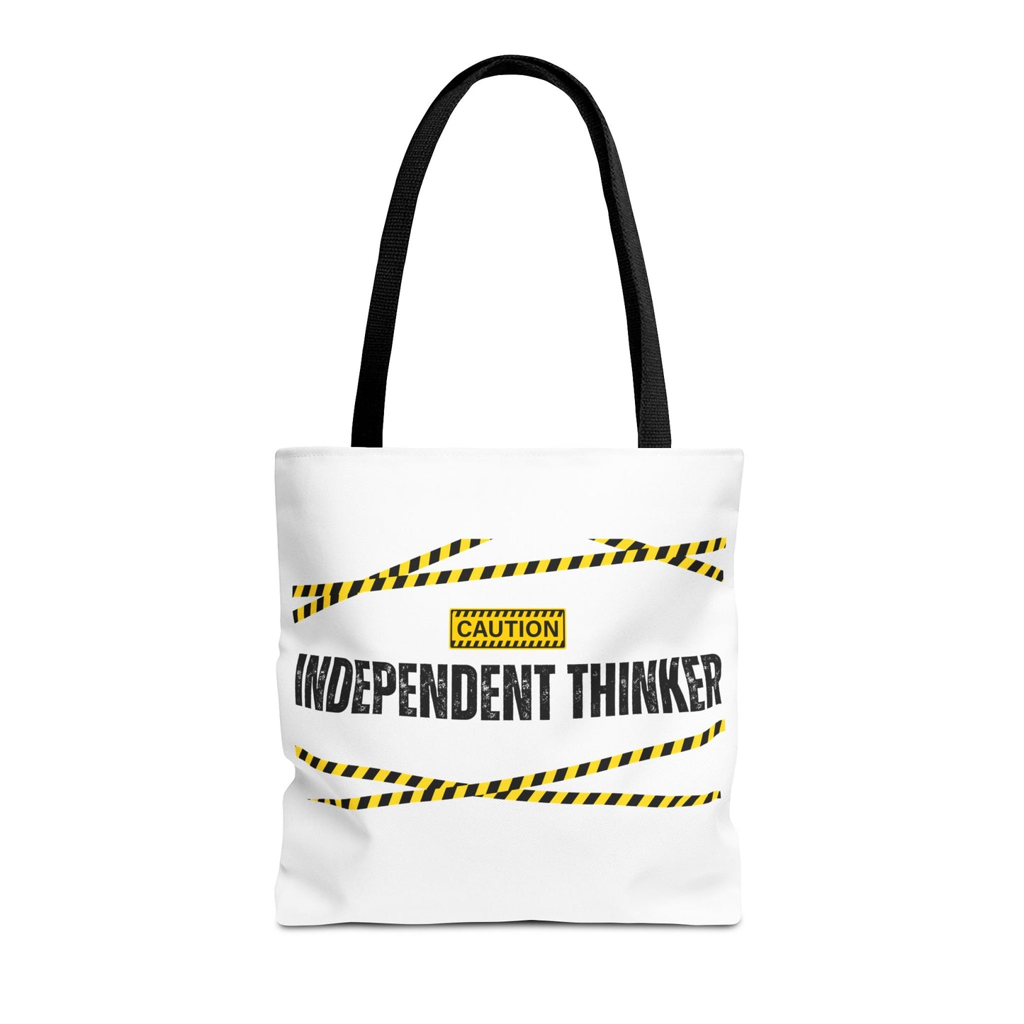 Tote Bag (White) | Independent Thinker | Design for Book Lovers, Students, Teachers, Gifts, Everyday Use