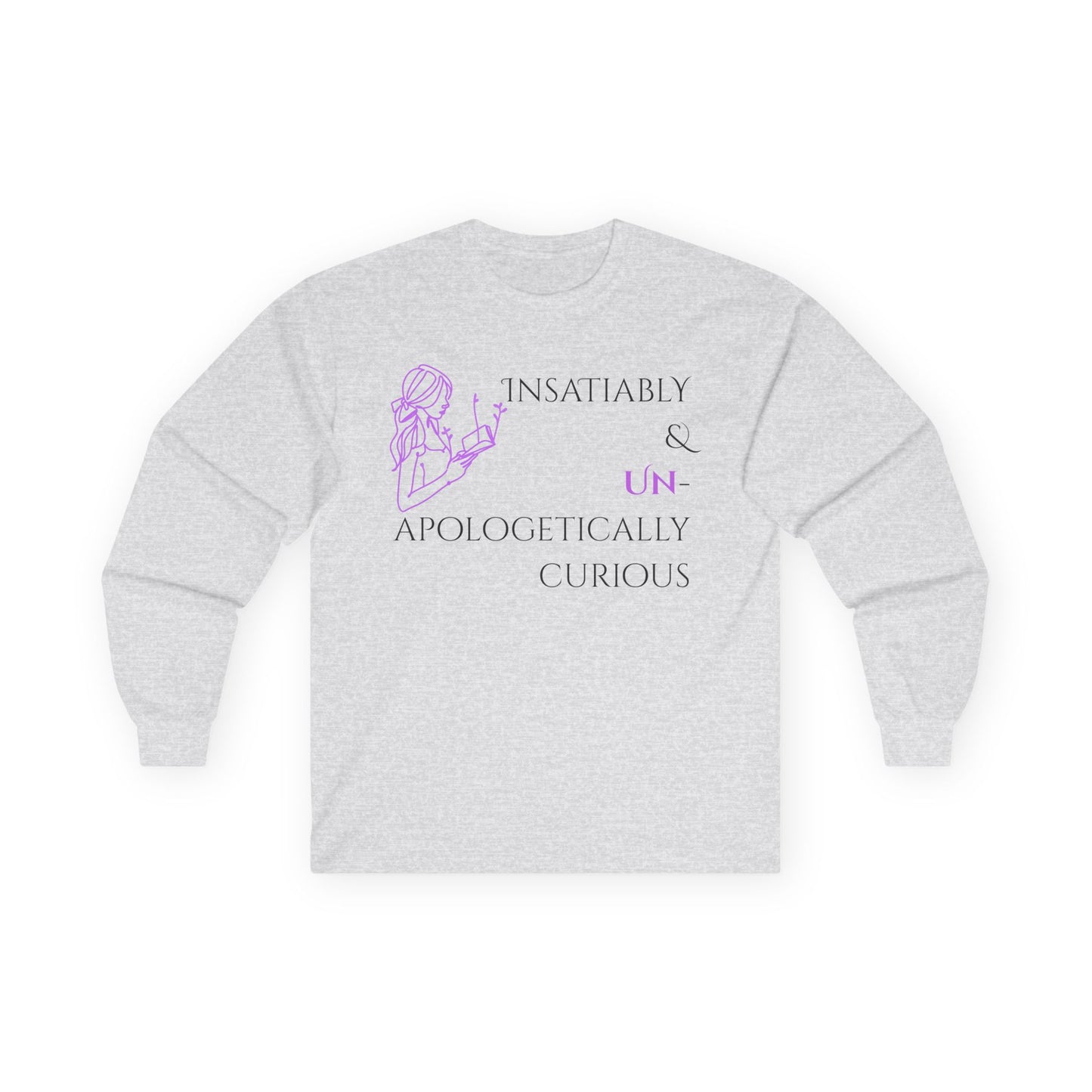 Unisex Ultra Cotton Long Sleeve Tee | Insatiably Curious
