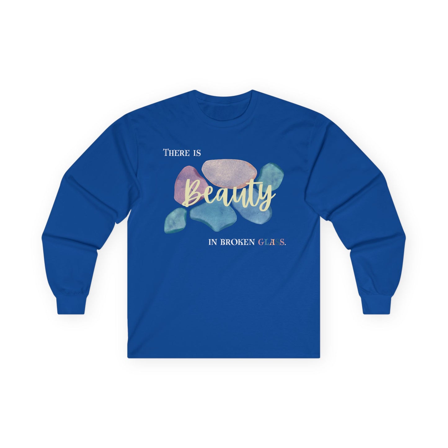 Unisex Ultra Cotton Long Sleeve Tee | Beauty in Broken Glass