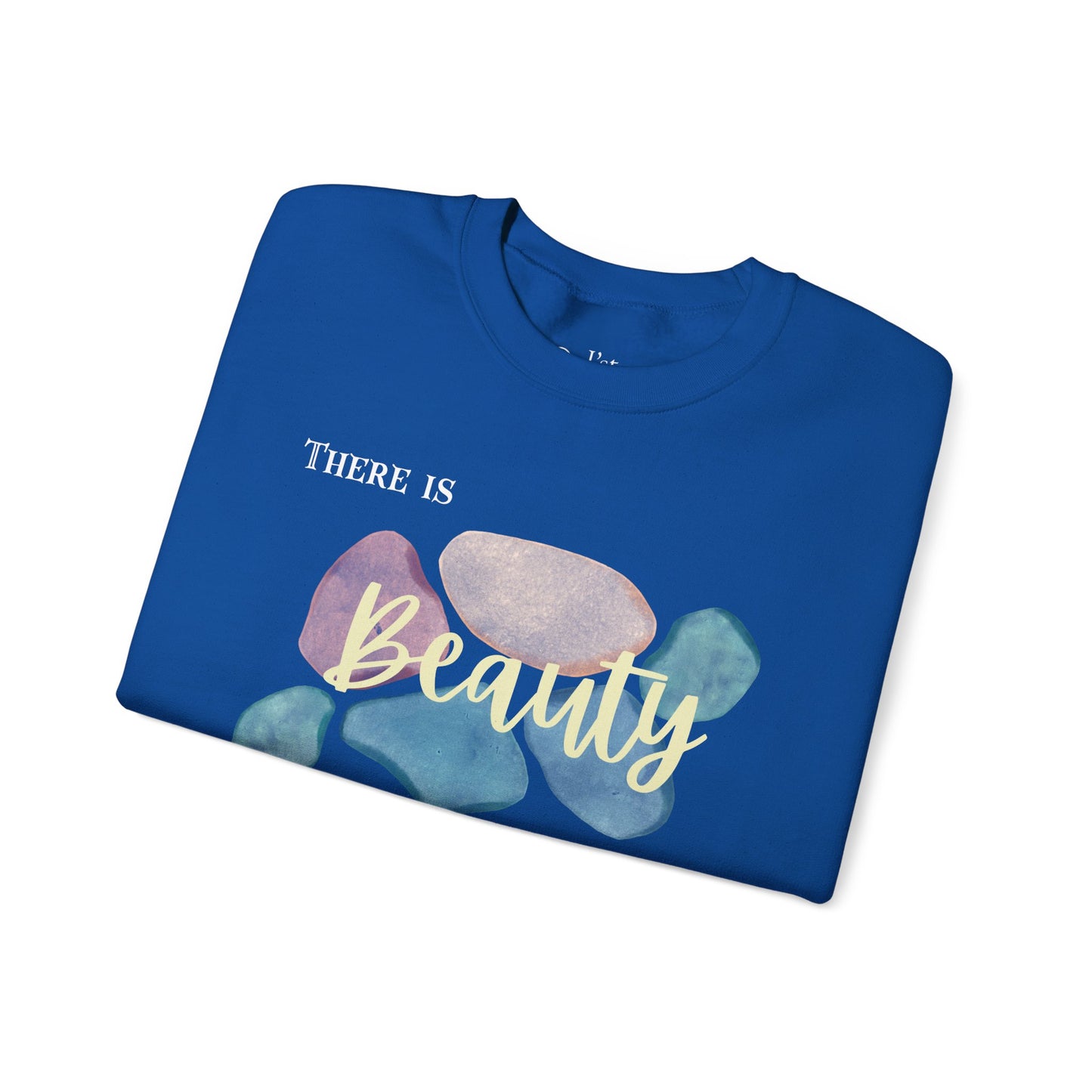 Unisex Heavy Blend™ Crewneck Sweatshirt | Beauty in Broken Glass