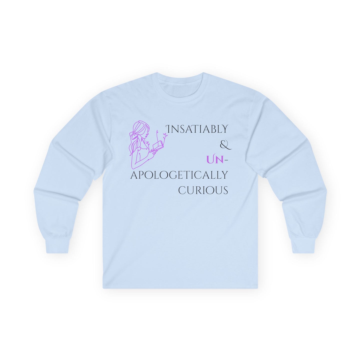 Unisex Ultra Cotton Long Sleeve Tee | Insatiably Curious
