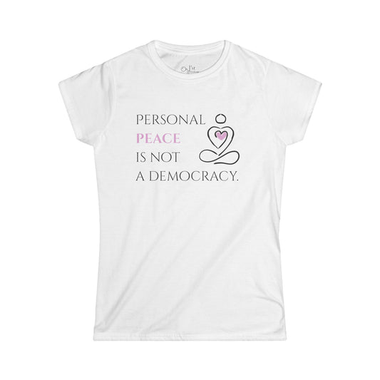 Women's Graphic T-Shirt | Peace | Casual Everyday Wear