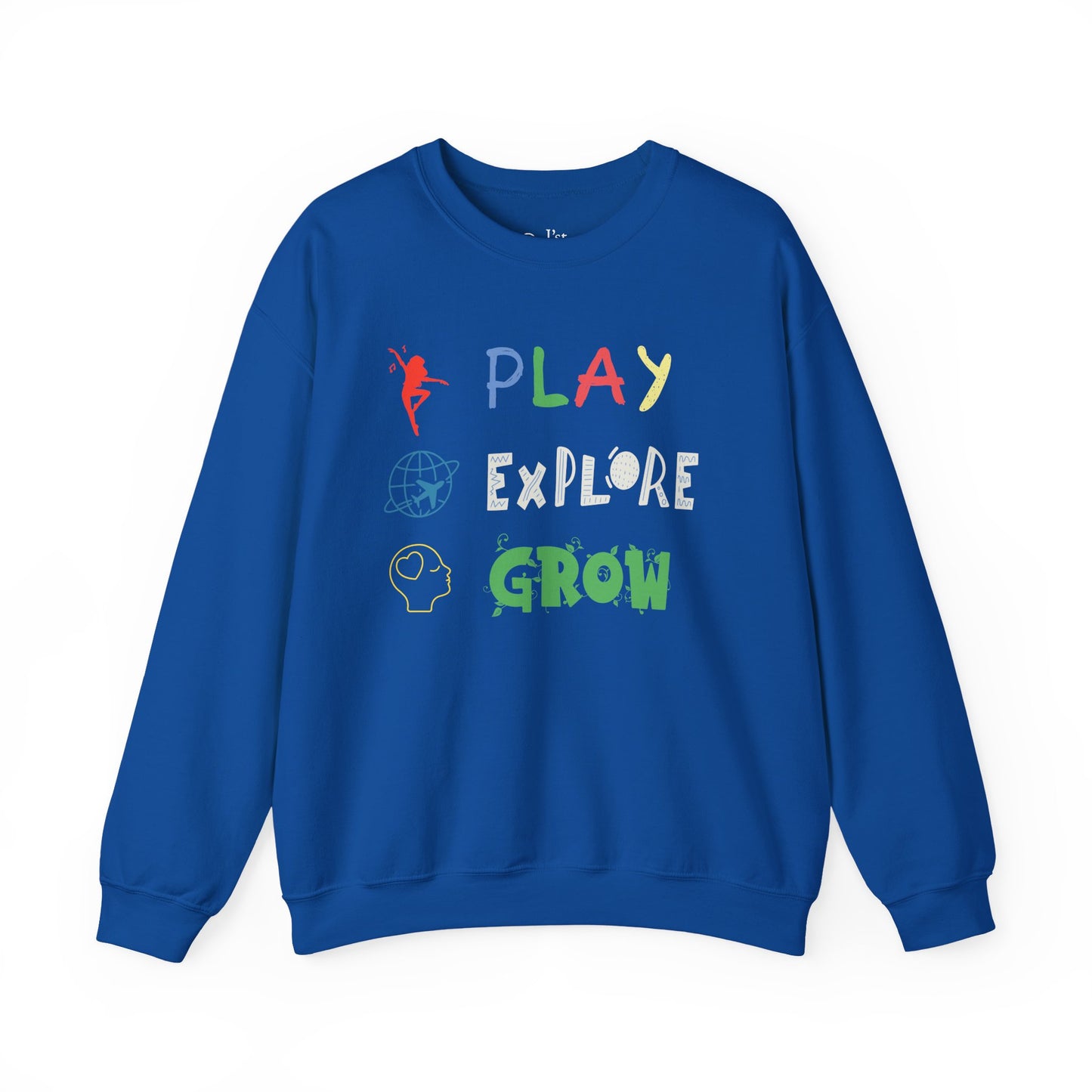 Unisex Heavy Blend™ Crewneck Sweatshirt | Play Explore Grow