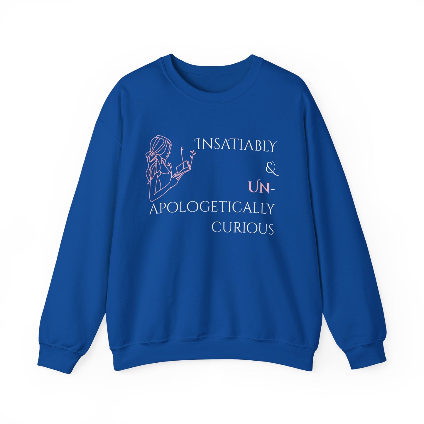 Unisex Heavy Blend™ Crewneck Sweatshirt | Insatiably Curious