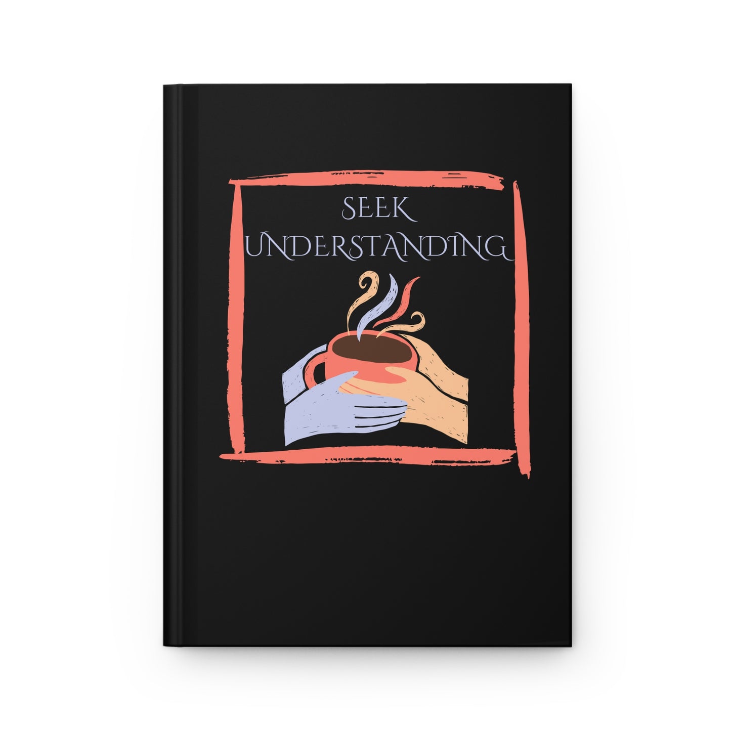Hardcover Journal (Black) | Understanding | Perfect for Writers, Students, Gifts, Self-Reflection, Journaling