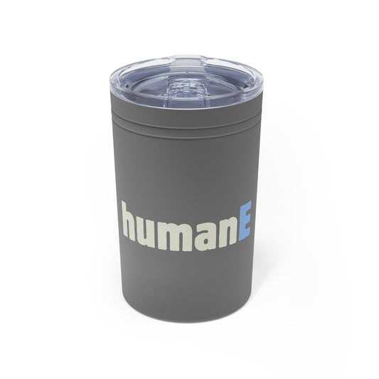 Tumbler (white, grey, turquoise) - Insulated Cup for Travel, Gifts, School, Adventurous, Outdoor Fun | humanE