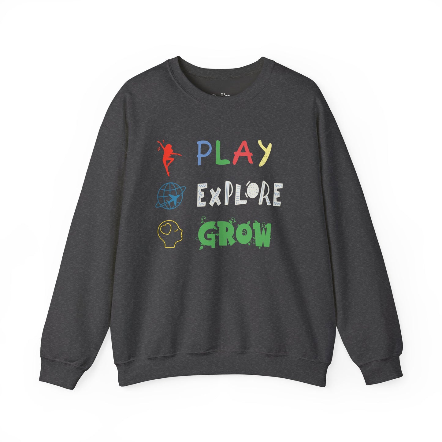 Unisex Heavy Blend™ Crewneck Sweatshirt | Play Explore Grow