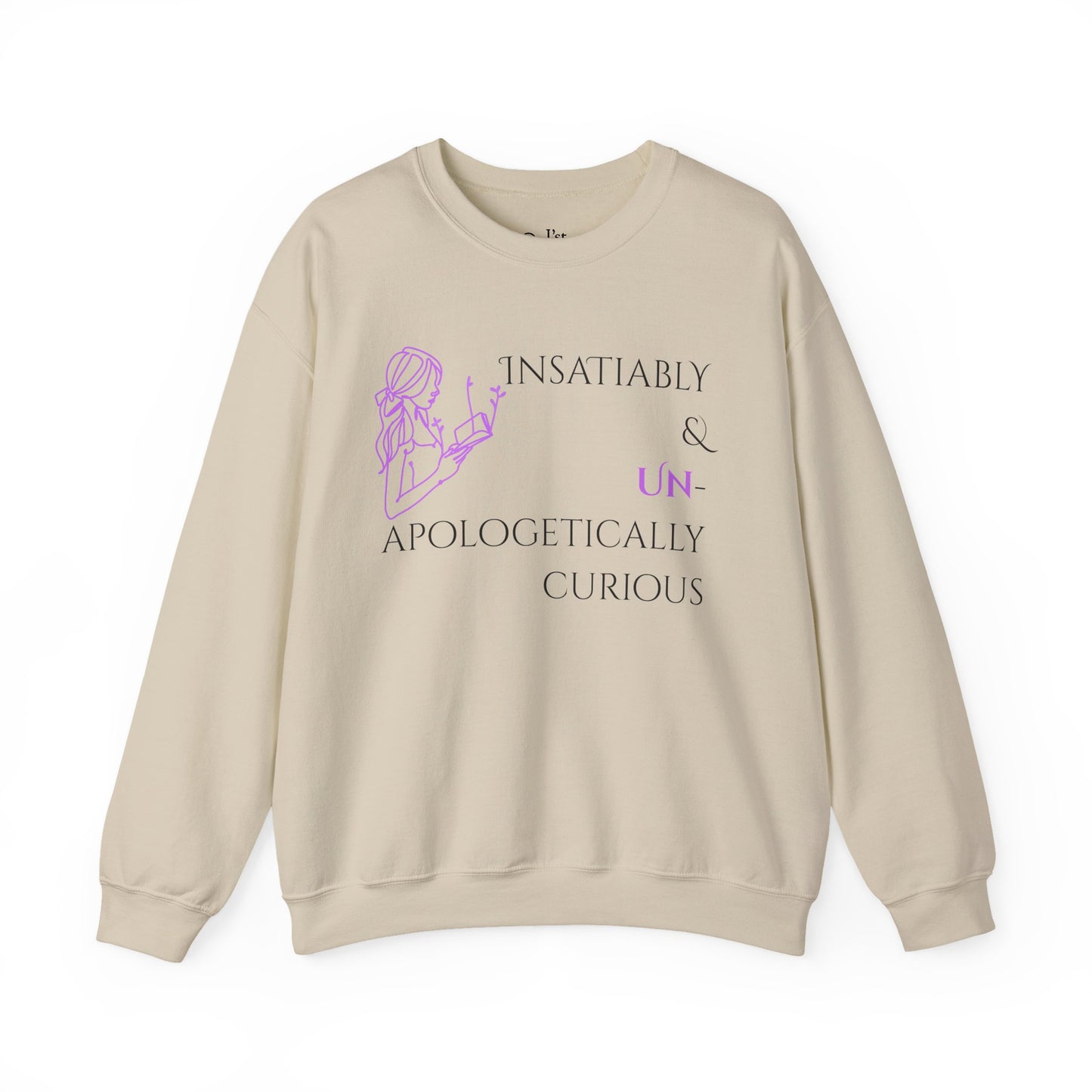 Unisex Heavy Blend™ Crewneck Sweatshirt | Insatiably Curious