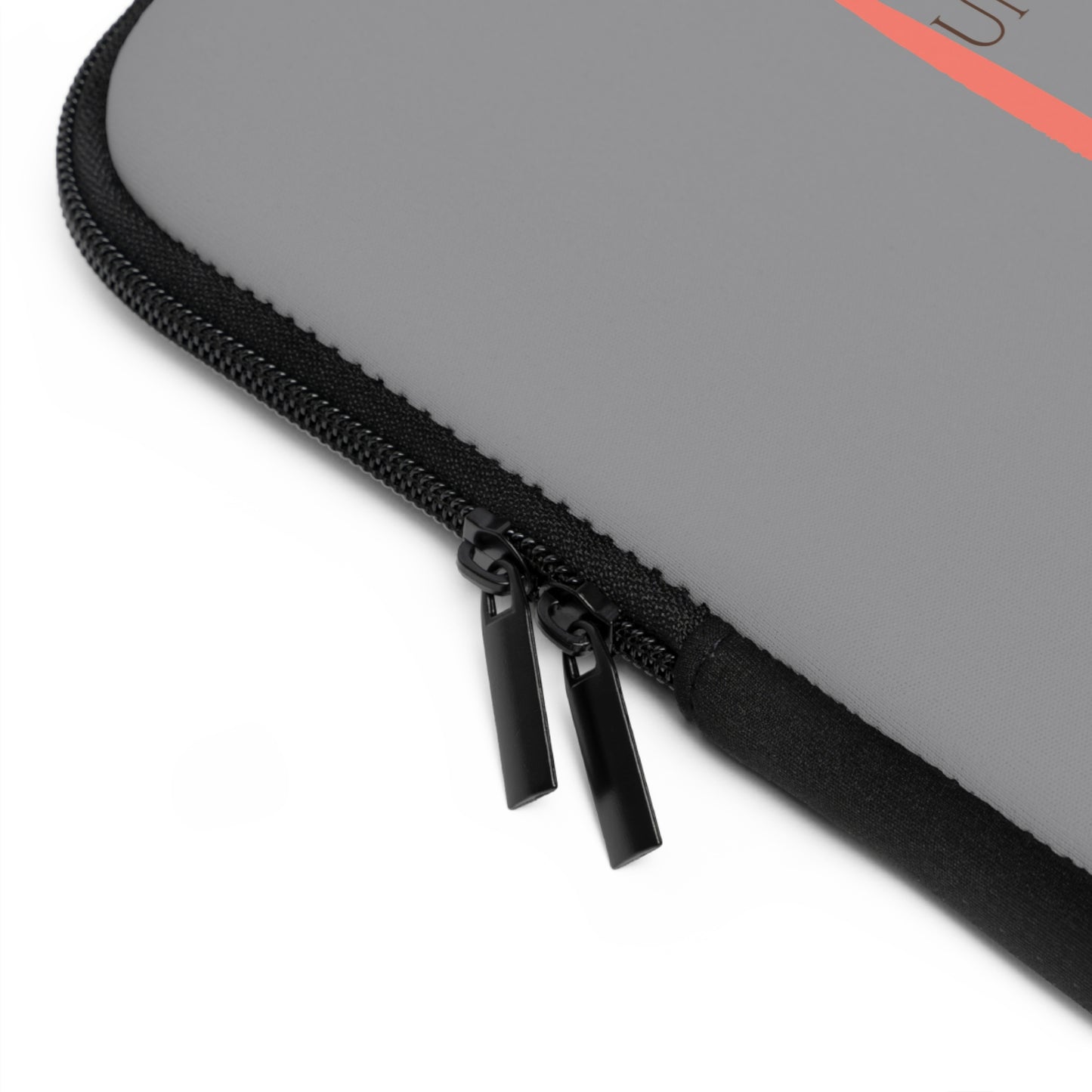 Laptop Sleeve (Grey) | Understanding | Stylish Tech Case, Gift for Students, Writers, Creatives, Gender-Neutral Design, Unique Laptop Pouch