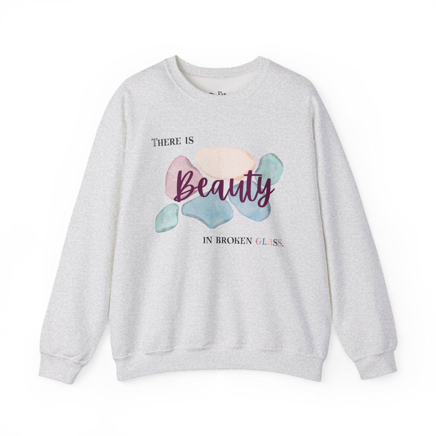 Unisex Heavy Blend™ Crewneck Sweatshirt | Beauty in Broken Glass
