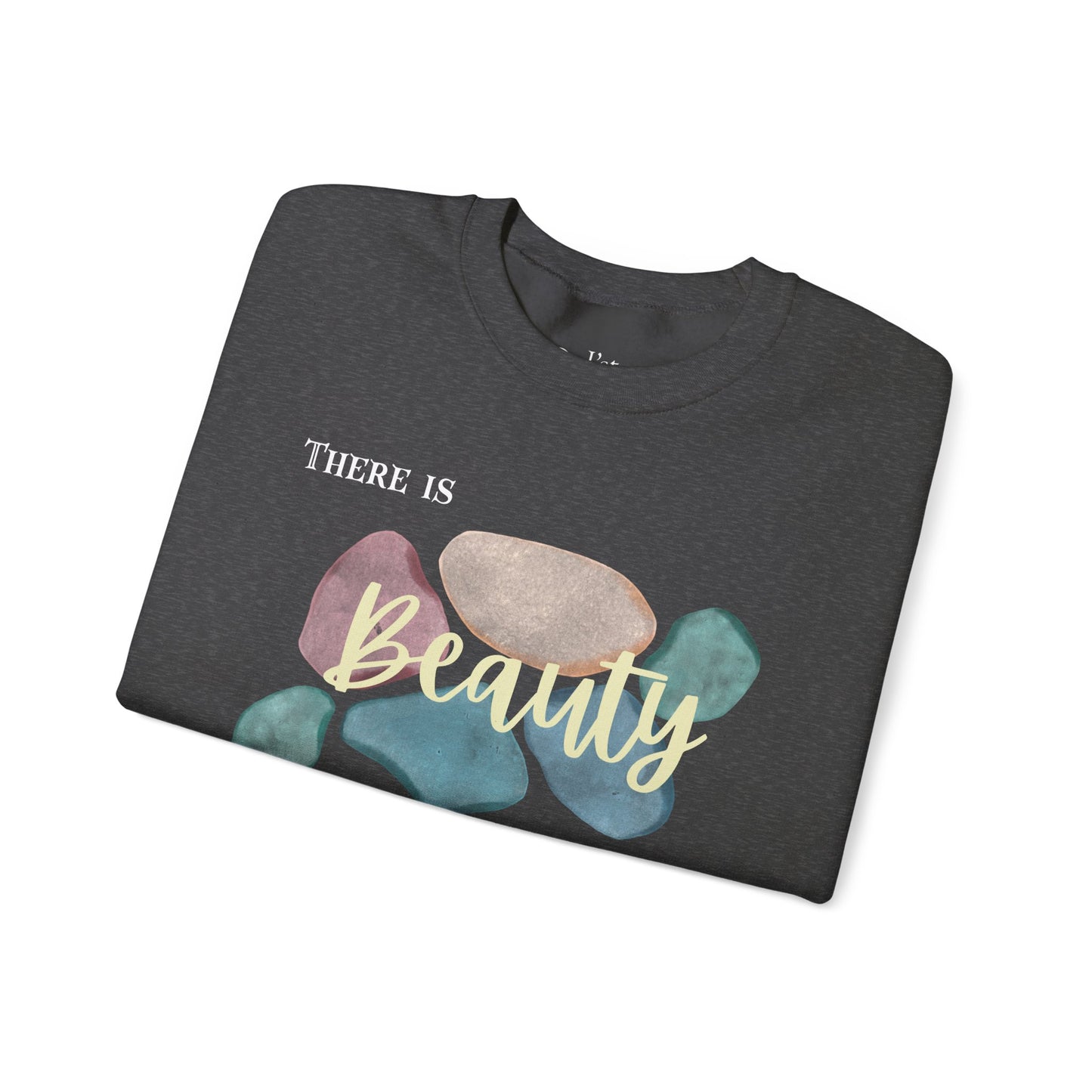 Unisex Heavy Blend™ Crewneck Sweatshirt | Beauty in Broken Glass