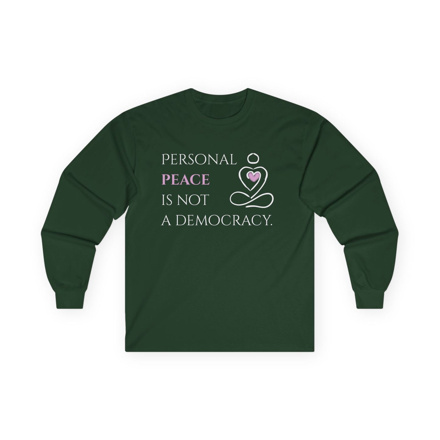 Unisex Ultra Cotton Long Sleeve Tee | Peace