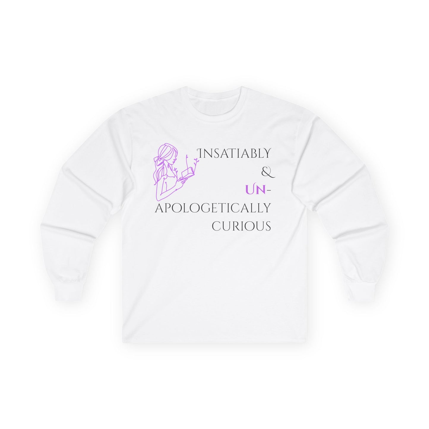 Unisex Ultra Cotton Long Sleeve Tee | Insatiably Curious