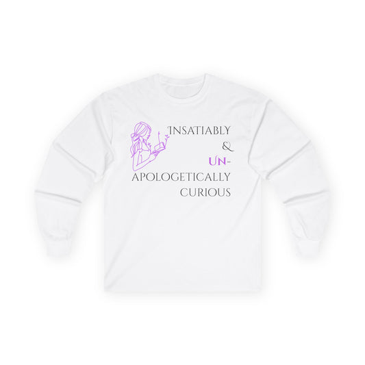 Unisex Ultra Cotton Long Sleeve Tee | Insatiably Curious