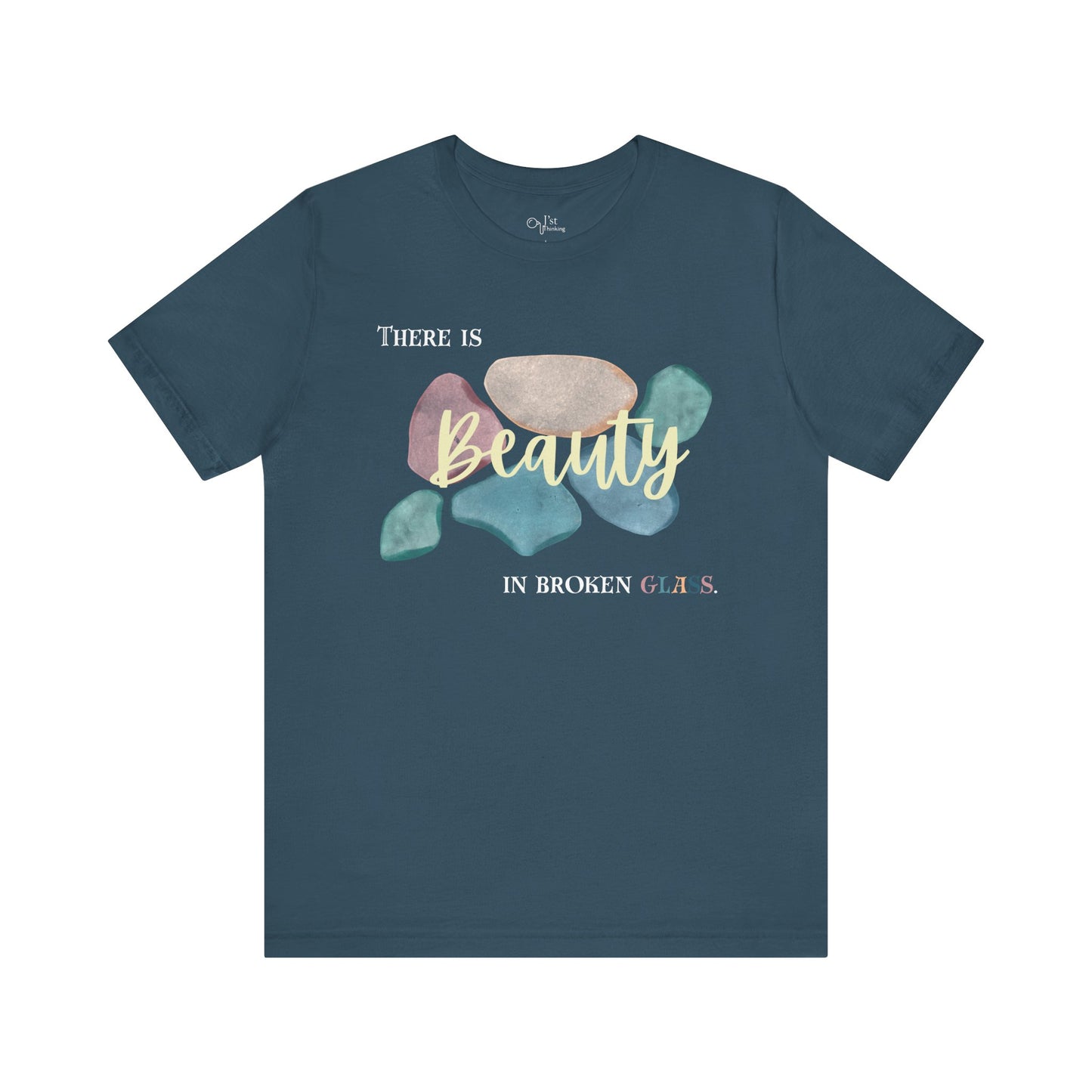 Unisex Jersey Short Sleeve Tee | Beauty in Broken Glass
