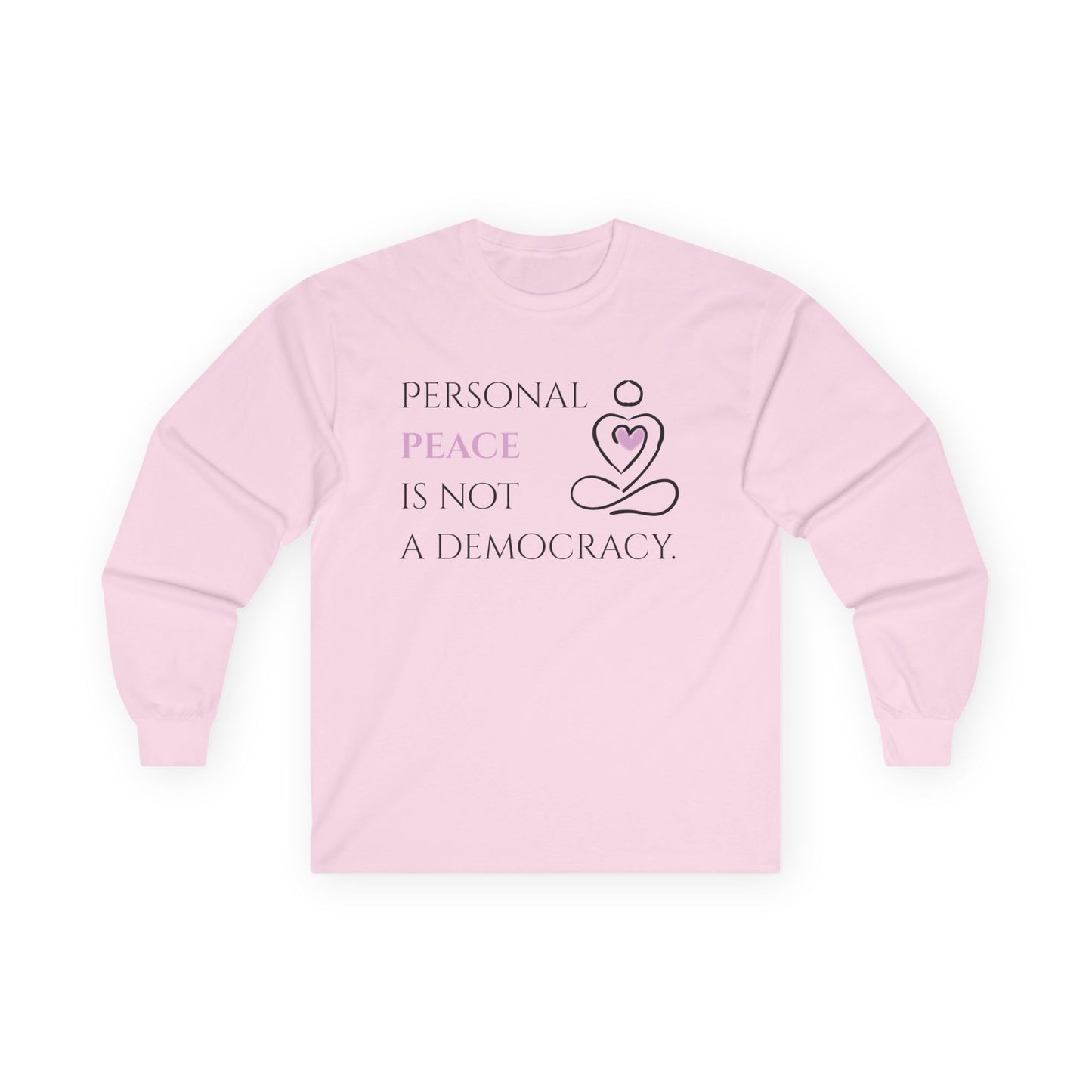 Unisex Ultra Cotton Long Sleeve Tee | Peace
