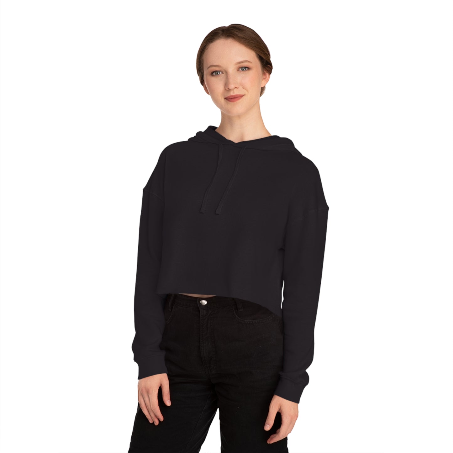Women’s Cropped Hooded Sweatshirt | Tower (Back print)