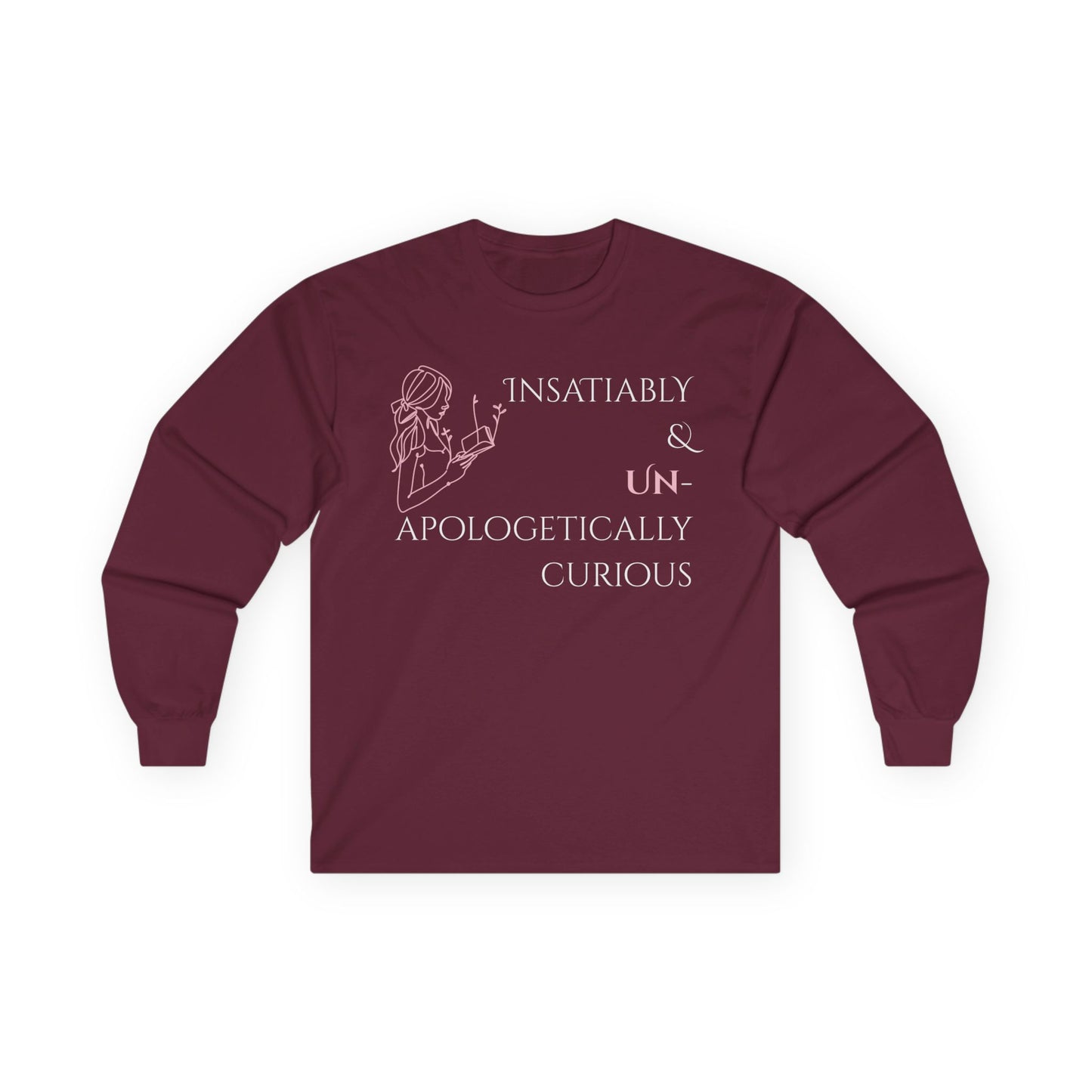 Unisex Ultra Cotton Long Sleeve Tee | Insatiably Curious