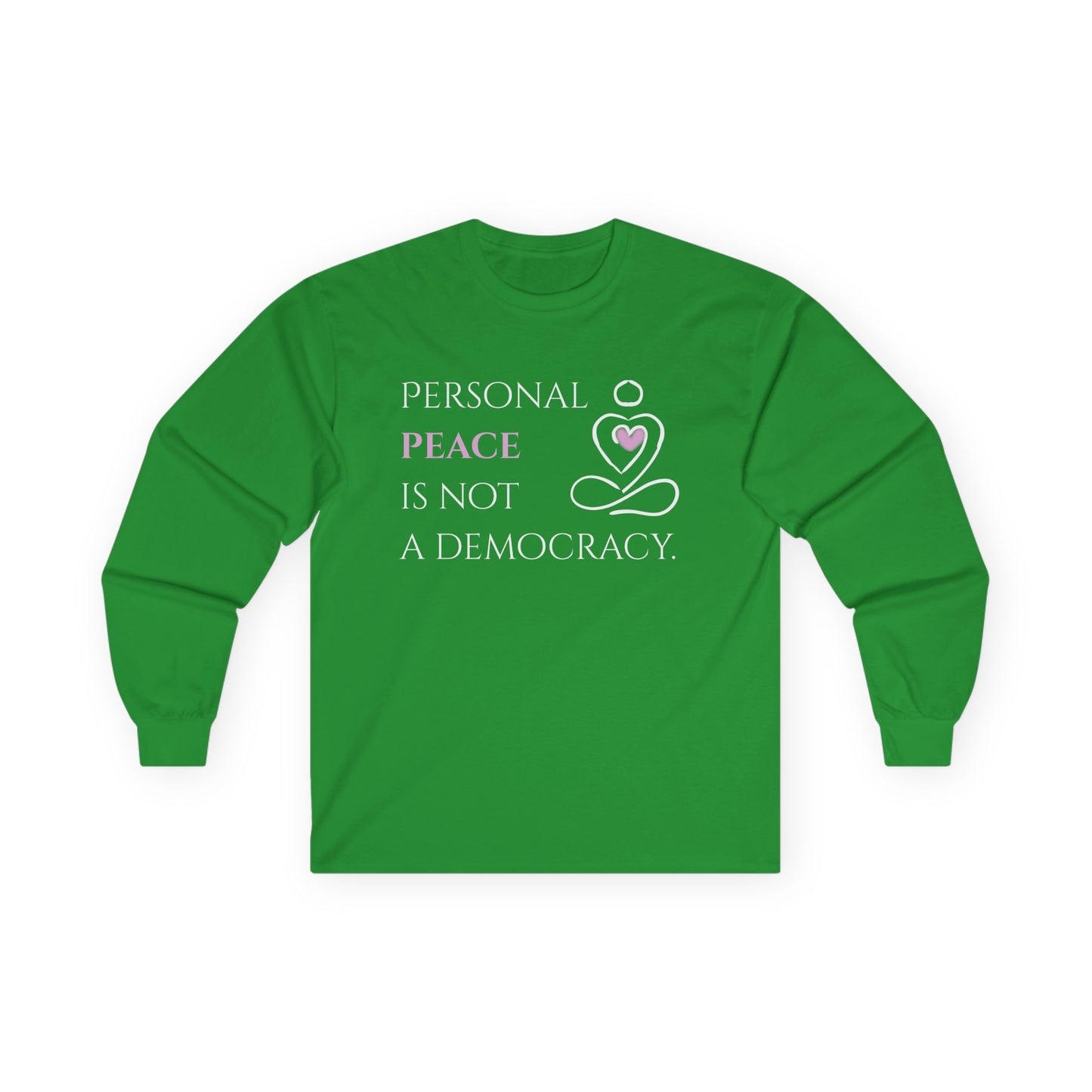 Unisex Ultra Cotton Long Sleeve Tee | Peace