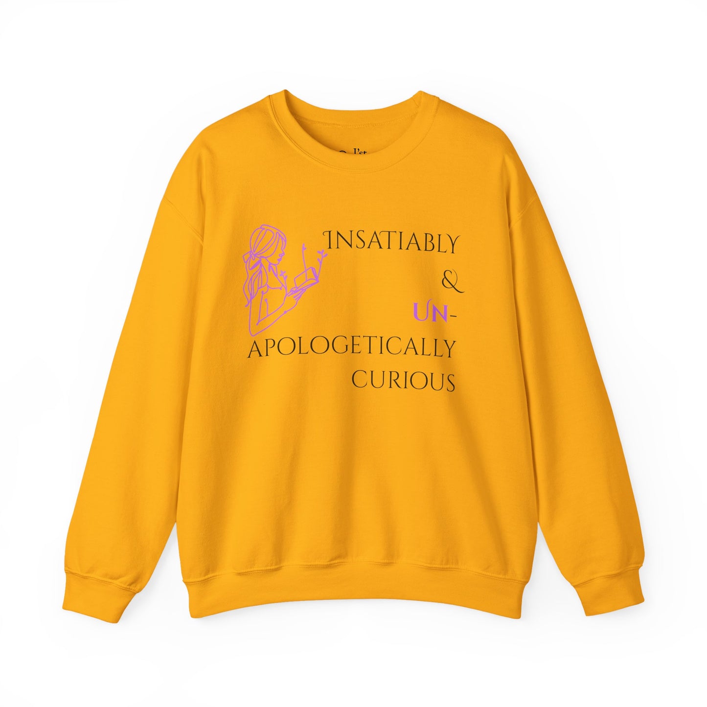 Unisex Heavy Blend™ Crewneck Sweatshirt | Insatiably Curious