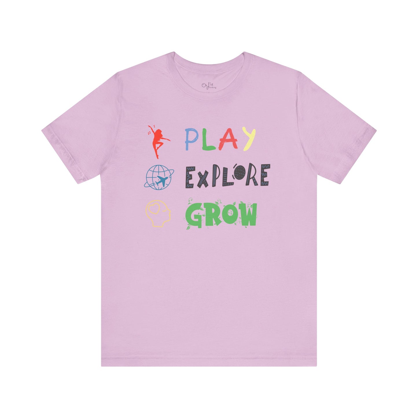 Unisex Jersey Short Sleeve Tee | Play Explore Grow