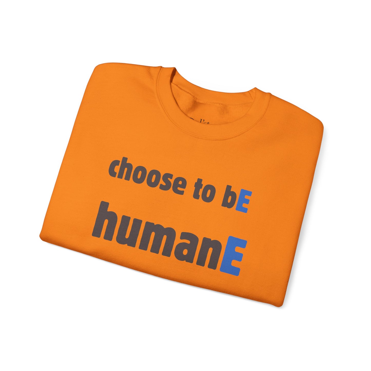 Unisex Heavy Blend™ Crewneck Sweatshirt | Choose to bE HumanE