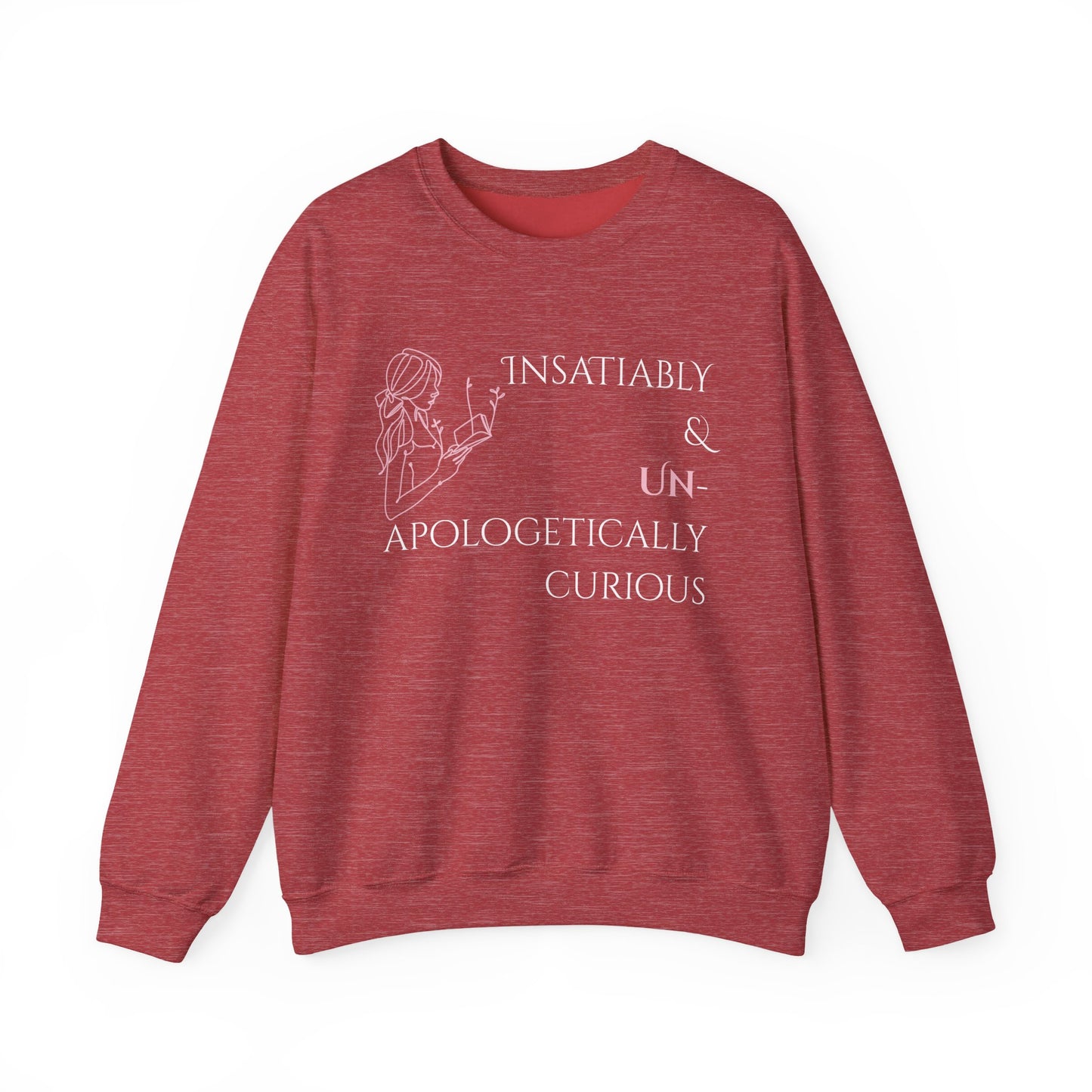 Unisex Heavy Blend™ Crewneck Sweatshirt | Insatiably Curious