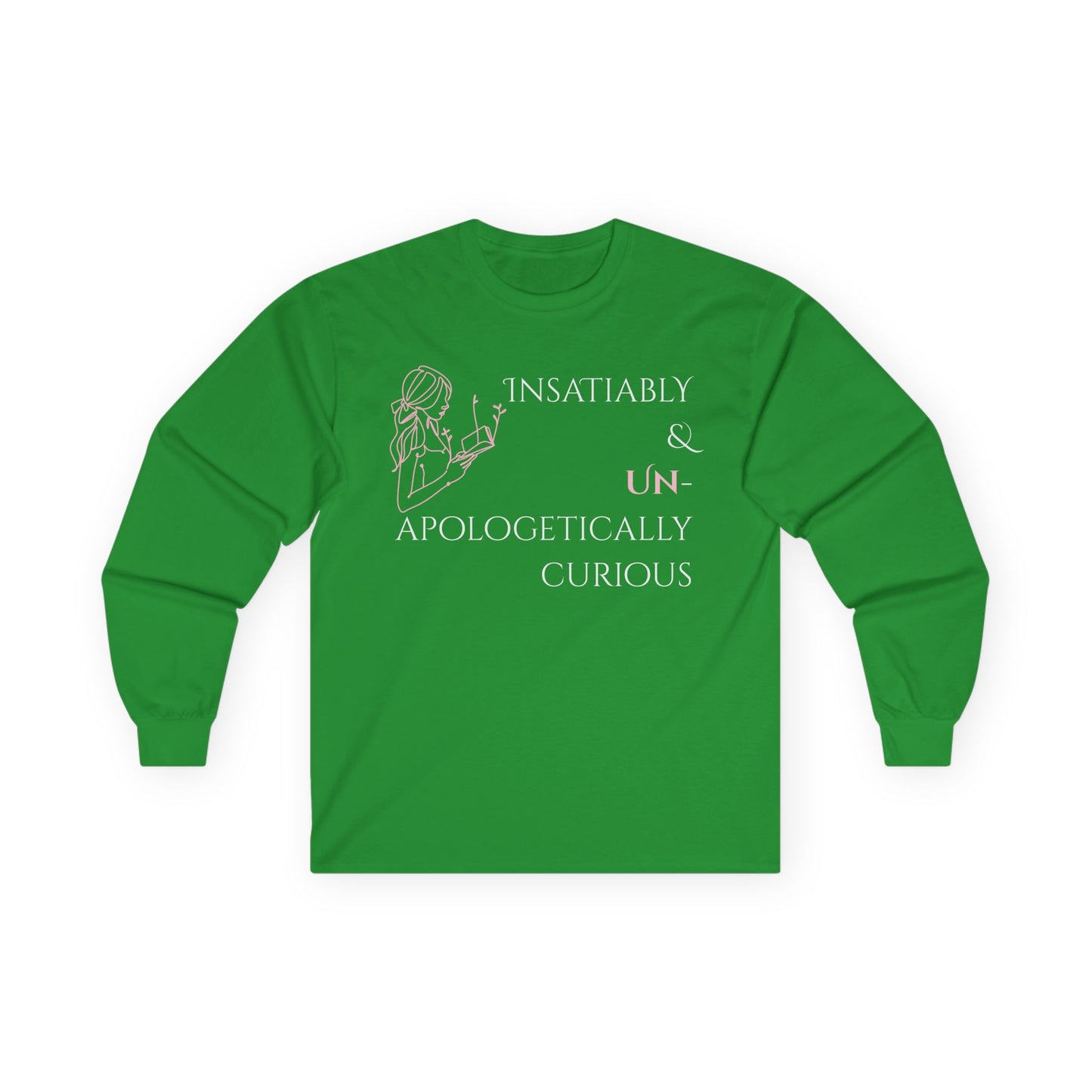 Unisex Ultra Cotton Long Sleeve Tee | Insatiably Curious