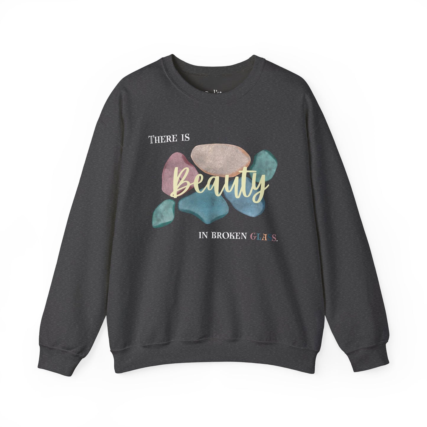 Unisex Heavy Blend™ Crewneck Sweatshirt | Beauty in Broken Glass