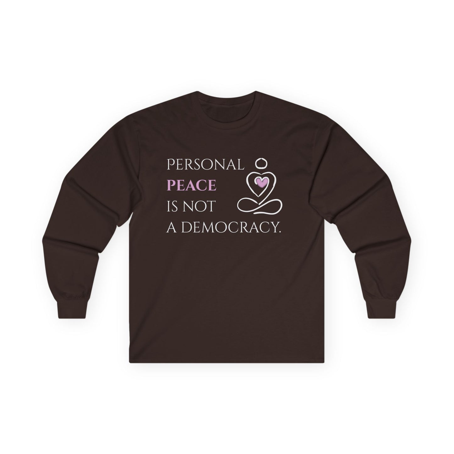 Unisex Ultra Cotton Long Sleeve Tee | Peace